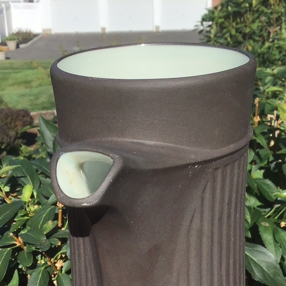 Dansk Flamestone Coffee Tea Pot Pitcher MCM Design Vintage Matte - Picture 14 of 14